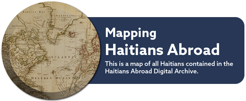 Button, Haitians Abroad, Mapping, Haitian Narratives, Mapping Haitian Narratives